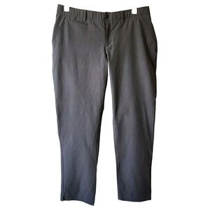 Under Armour‎ Womens Pants 16 Grey Pockets Fitted Sport Causal Golf Chino NWT
